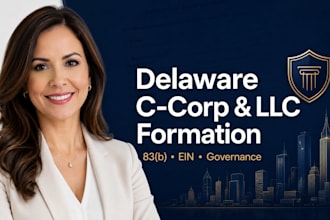 be your US attorney for c corp, llc formation  founder protection legal document