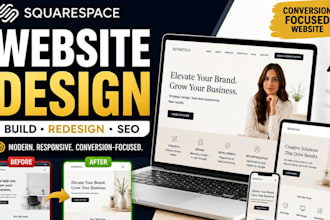build squarespace website, squarespace development , squarespace website design