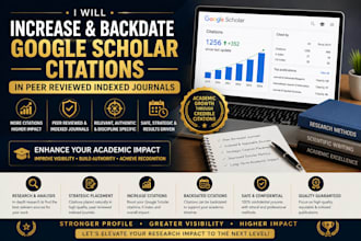 increase and backdate google scholar citations in peer reviewed indexed journals