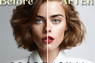 professionaly retouch and enhance your portrait photos in 24 hours