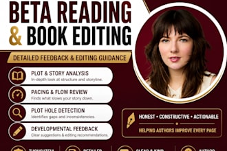 beta read romance sci fi self help mystery memoir  ya thriller novel beta reader