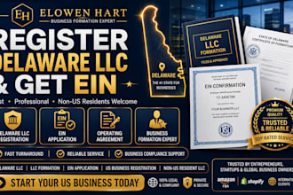 register delaware llc and obtain ein for your business