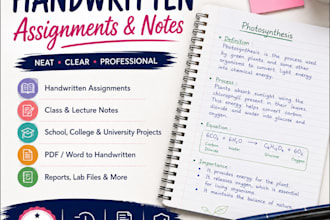 hand write assignments and rewrite all paper typing work