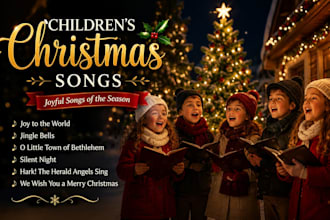 compose your children choir song christmas song nursery rhymes jingles custom