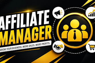 be your affiliate manager for ecommerce affiliate programs