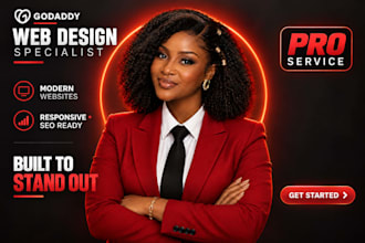 design godaddy website redesign godaddy website design develop godaddy