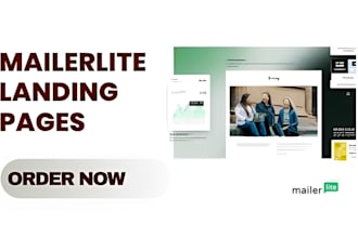 create mailerlite landing page signup forms and email automation