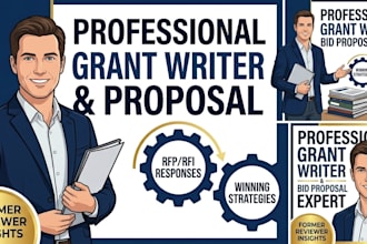 write professional rfp, rfi, bid, and grant proposals
