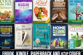 do book cover design, cover art, cover design, ebook cover design KDP book cover