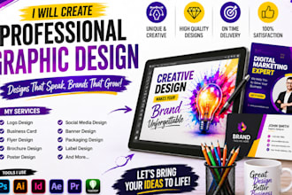 design professional brochures and marketing materials