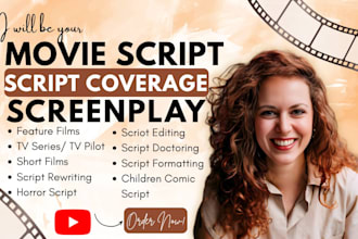 give script coverage feedback, notes, analysis for TV pilot or film screenplay