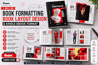 do book formatting, book layout design kindle ebook formatting