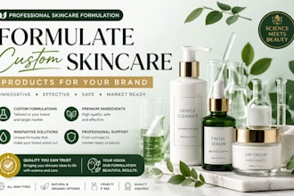 formulate custom skincare products for your brand develop professional skincare