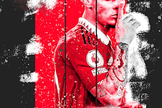 create professional football and sports posters