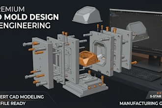 create stl mold file for resin casting 3d printing production