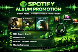 do spotify music promotion album promotion