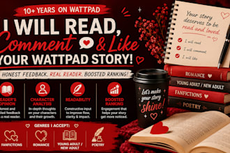 read and interact with your wattpad book
