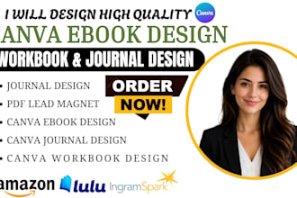 design planner, journal, motivational notebook, book layout book cover for kdp