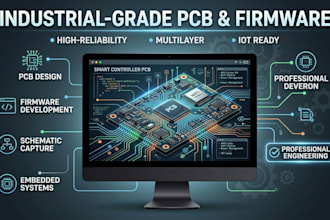 design industrial grade pcbs and embedded firmware for smart devices