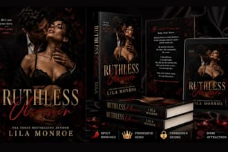 design a spicy romance book cover for amazon KDP