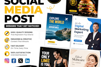 design social media post instagram post facebook post carousel designs