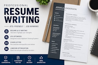 write a professional ats resume and CV