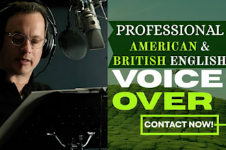 record an american male voiceover, warm, friendly, IVR, or voicemail