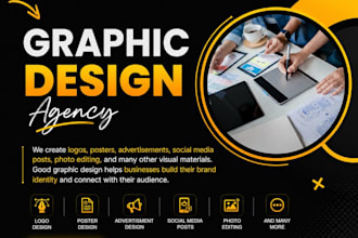 design modern logo and professional graphic designs