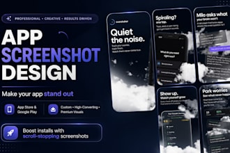 design premium app store and google play screenshots that convert