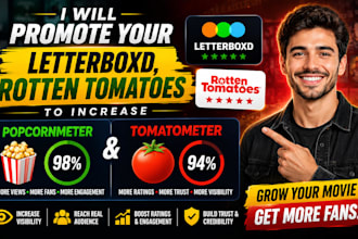 promote your movie on letterboxd, rotten tomatoes, tmdb for audience growth