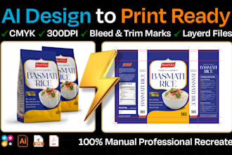 convert ai packaging design to print ready files manually