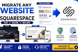 migrate weblium bandzoogle ionos mywebsite builderall to squarespace