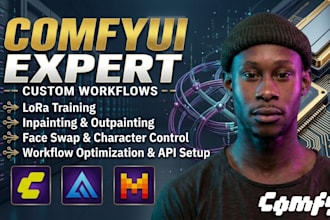 build comfyui workflow for ai art and ai video generation, ai influencer, runpod