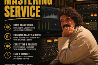 master your music to a professional, industry standard