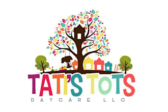 design kids shop, baby store, children and daycare  childcare logo