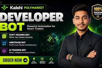 make arbitrage copy trading bot, auto trading bot for polymarket and kalshi