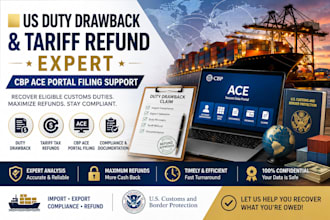file US duty drawback claims via cbp ace portal for tariff tax refunds