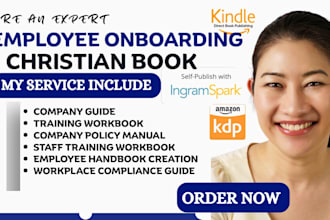 write employee handbook, onboarding ebook and HR training manual