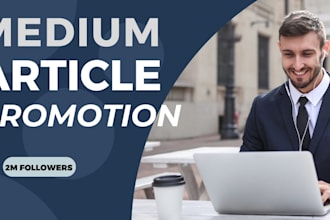 do organic medium promotion, medium and article marketing