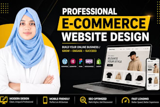 build professional ecommerce website design using wordpress and woocommerce
