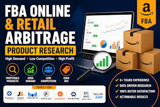 do amazon fba online arbitrage, product research