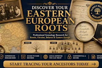 do genealogy ancestry on russia ukraine belarus and eastern europe research
