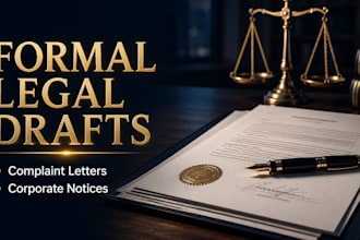 write a professional business plan and formal administrative drafts