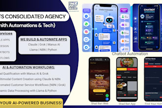 develop custom ai mobile app and website