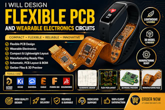 design flexible pcb and wearable electronics circuits