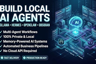 build local multi agent ai pipelines ollama, hermes openclaw obsidian member