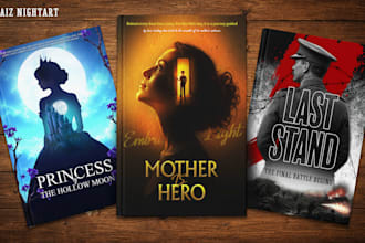create custom book cover designs, book design, and ebook