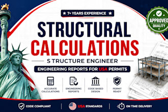 prepare permit drawings for USA residential projects structural engineer