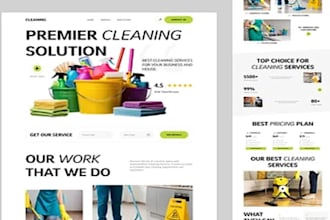 build appointment cleaning booking website, handyman, junk cleaning website