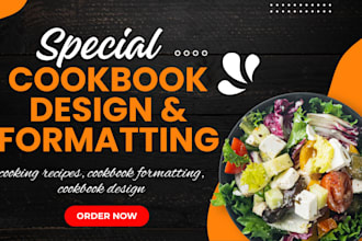 format and design cookbook recipes for KDP, recipes layout design